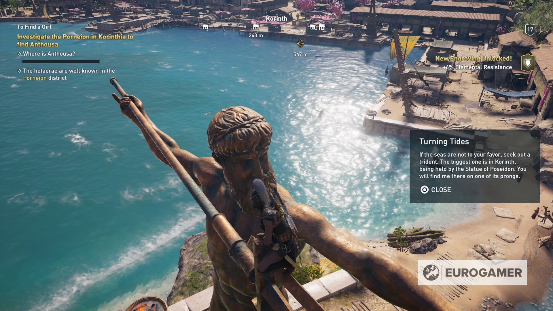 Assassin's Creed Odyssey Turning Tides, An Arm and a Leg riddle